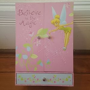 Authentic Disney Tinkerbell Jewlery Box